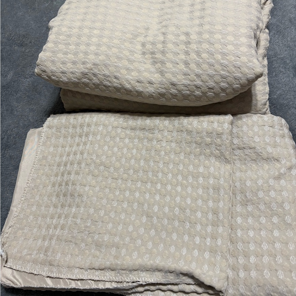 Duvet Cover - Twin Cream Bedding Set